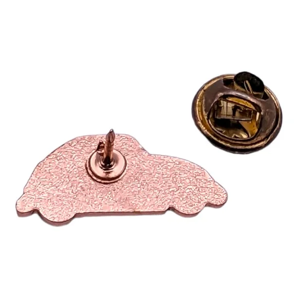 Volkswagen VW Bug Pink Hat Lapel Pin - Picture 2 of 3